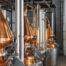 Artistic angle of some of the stills at Sheringham Distillery. Bronze accents.